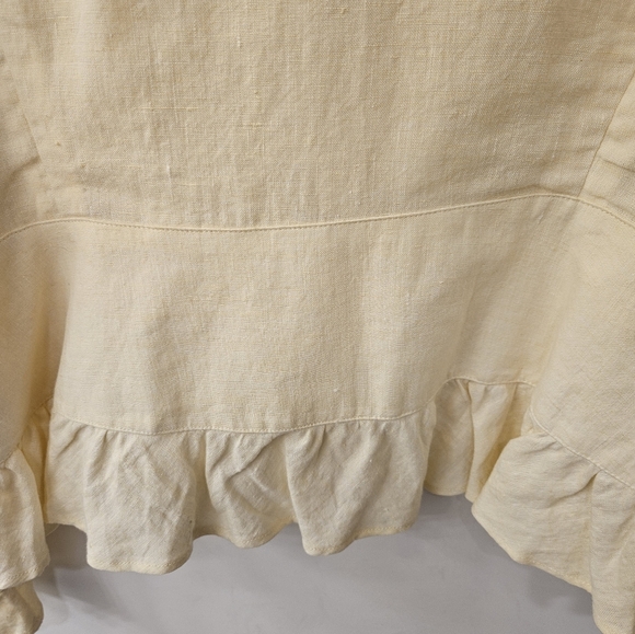 NWT - Linen J. Jill Yellow "Sunlight" Blazer - Size L - Picture 7 of 8